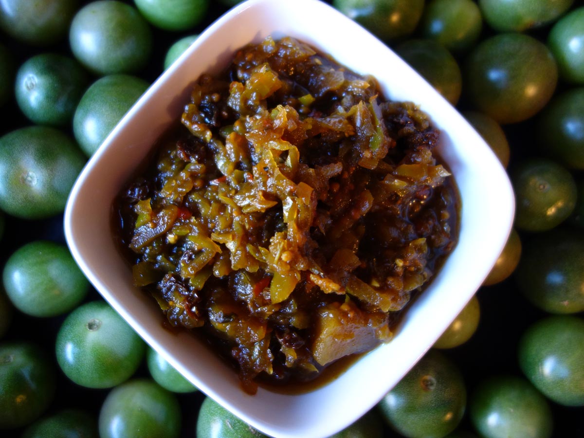 4G Green Tomato Chutney