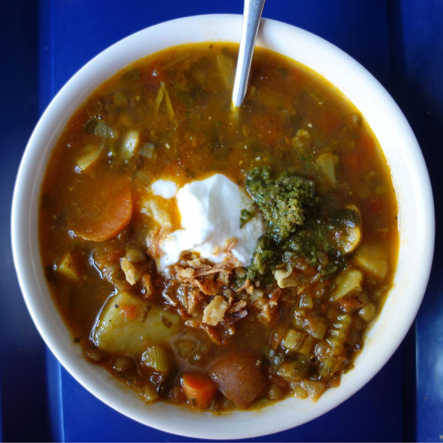 Jackie Gordon Singing Chef - Top This Persian-ish Lentil Soup