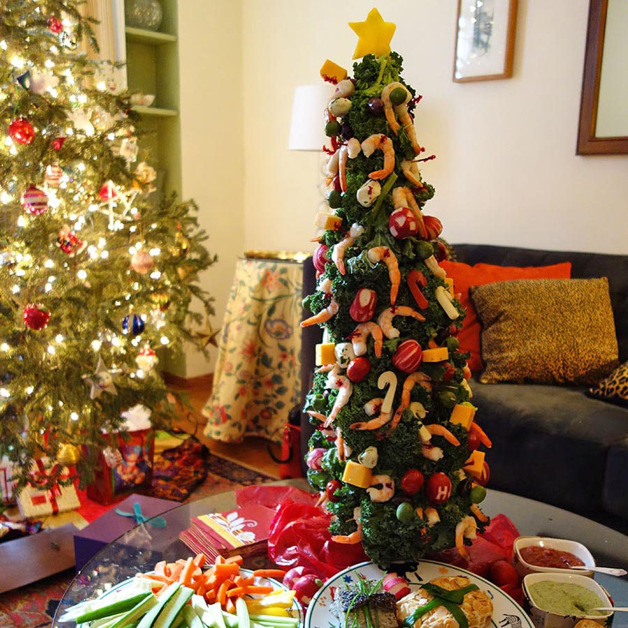 How To Make A Shrimp Christmas Tree