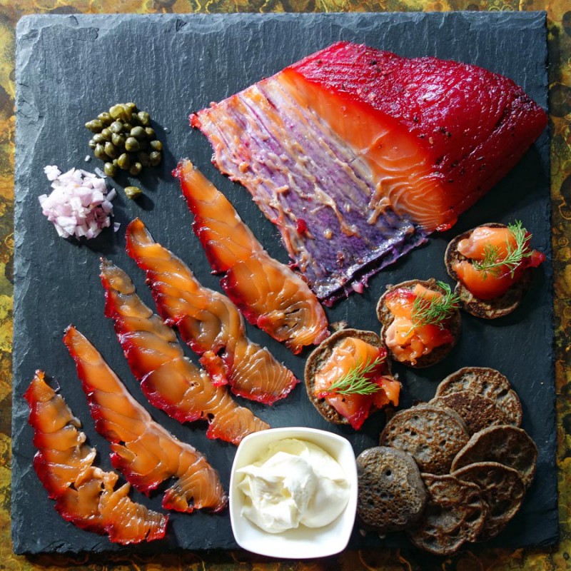 Jackie Gordon Singing Chef - Six Reasons To Make Beet Cured Salmon Gravlax