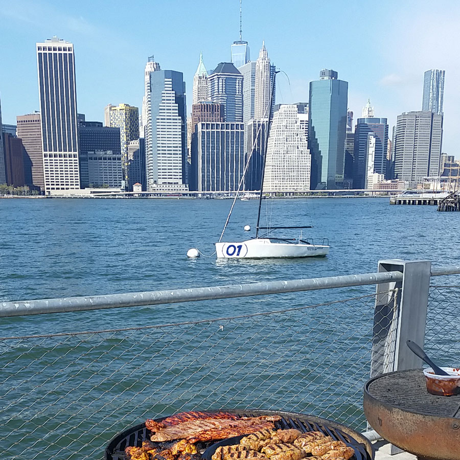  Brooklyn Brige Park: Best View For A 'Cue in New York City