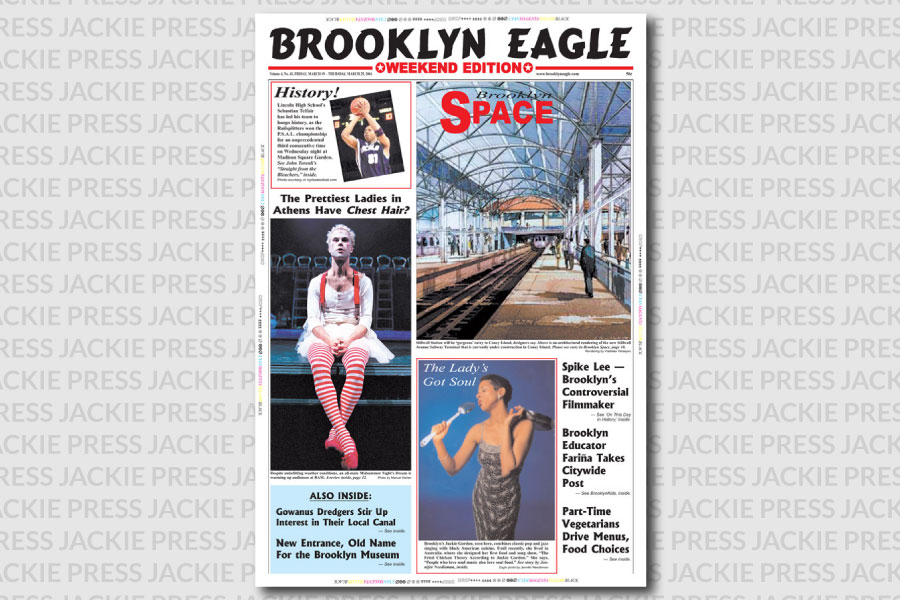 Jackie Gordon Singing Chef - Press: Say Cheese in Brooklyn Daily Eagle