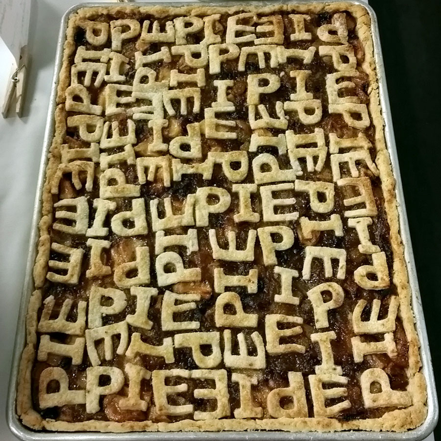 How Do You Spell Pie? Cupboord Harvest Slab Pie