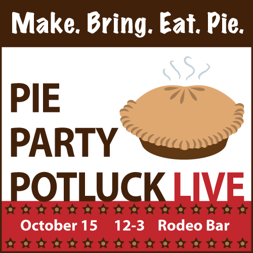 Pie Party Potluck LIVE!