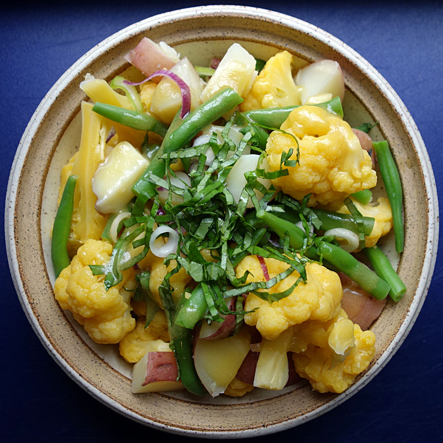 Jackie Gordon Singing Chef - Outdoor Friendly Dish: Potato, Cauliflower & Green Bean Salad
