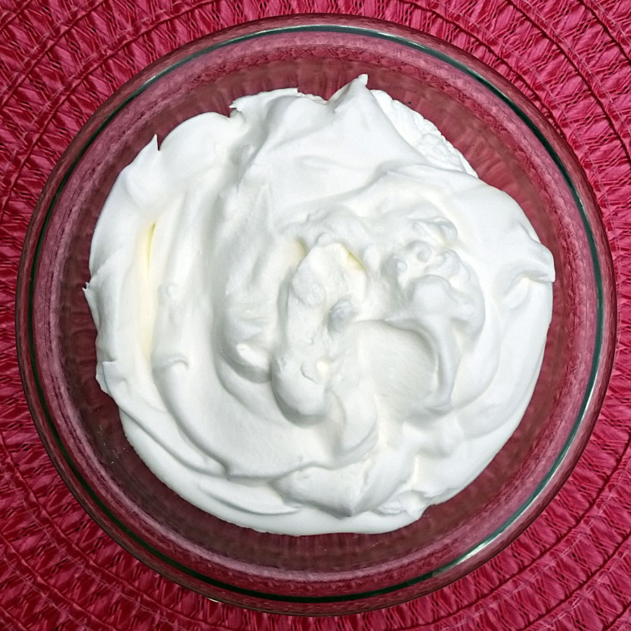 Stabilized Whipped Cream